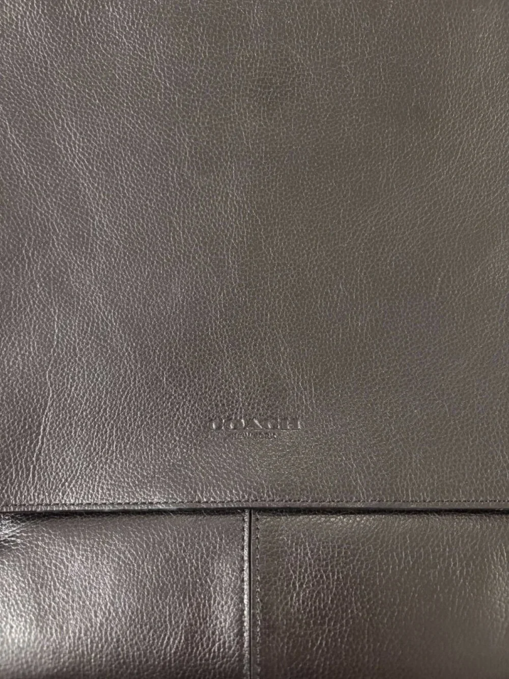 Coach Leather Messenger Bag – Black - Picture 2 of 10